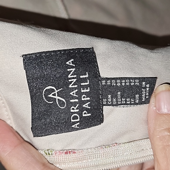 Adrianna Papell floral embroidered dress - Picture 10 of 13